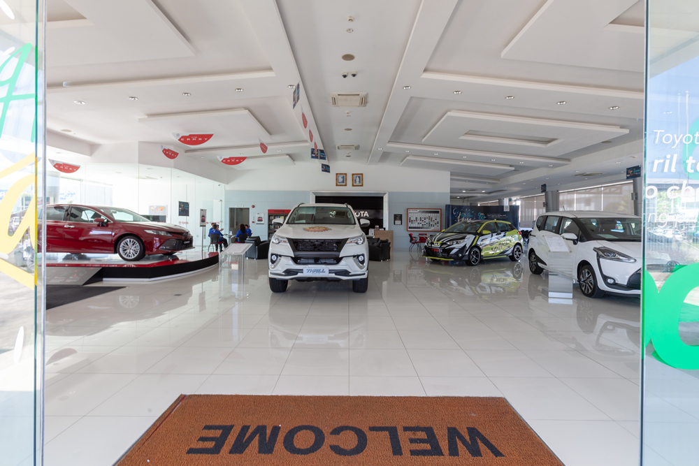 Interior look of Toyota Kuala Belait 